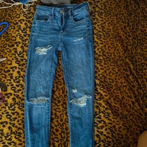 American eagle-high rise- skinny jeans